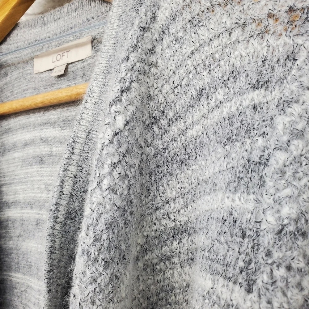 ANN TAYLOR LOFT Open Front Alpaca Cardigan Sz S - Picture 5 of 11